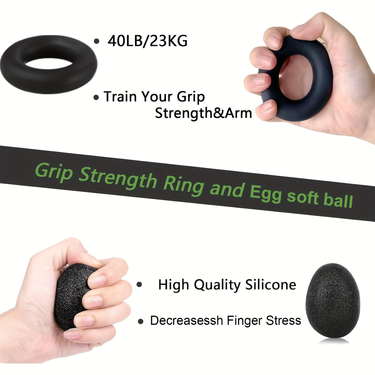 grip strength trainer kits 5 pack forearm strengthener