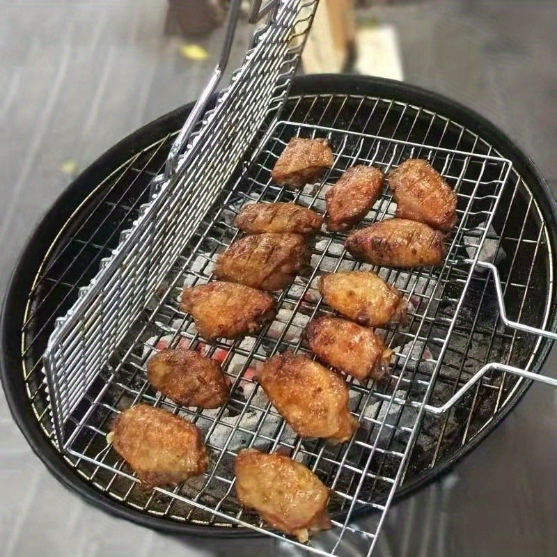 bbq grill basket large capacity perfect grilling fish