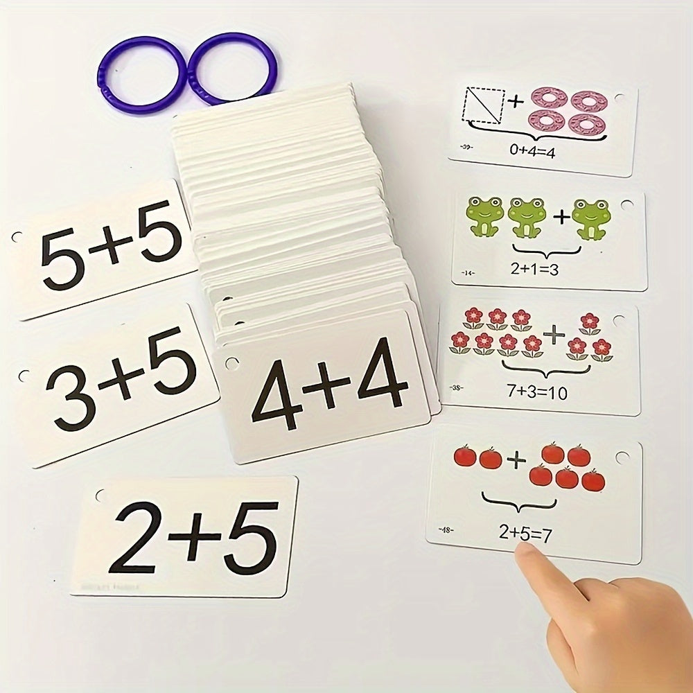 set 132 cards addition subtraction   0 10
