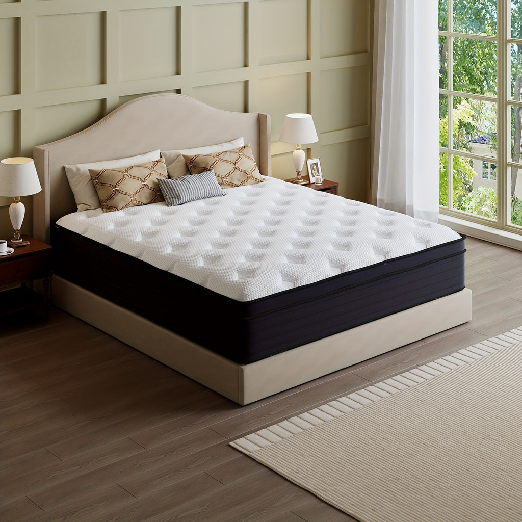 heavy duty reinforced mattress 10 12 14 inch queen size