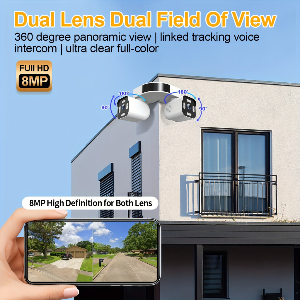 phansatim 8mp smart wireless wifi security camera indoor