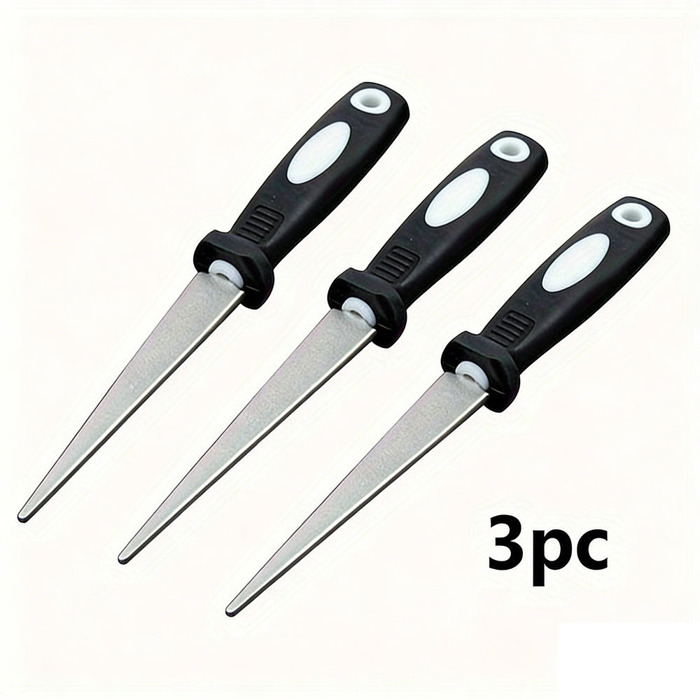 3pcs high quality diamond coated sharpening files suitable