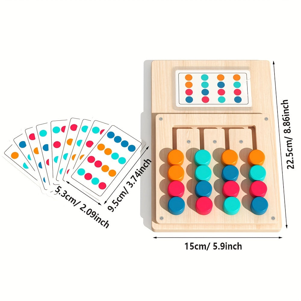 wooden color puzzle enhance   focus hand eye