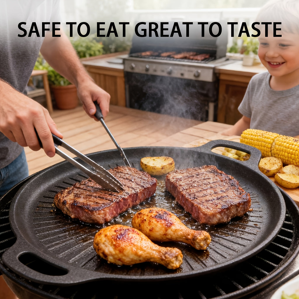 non stick frying   brush bbq griddle pan   heat oil