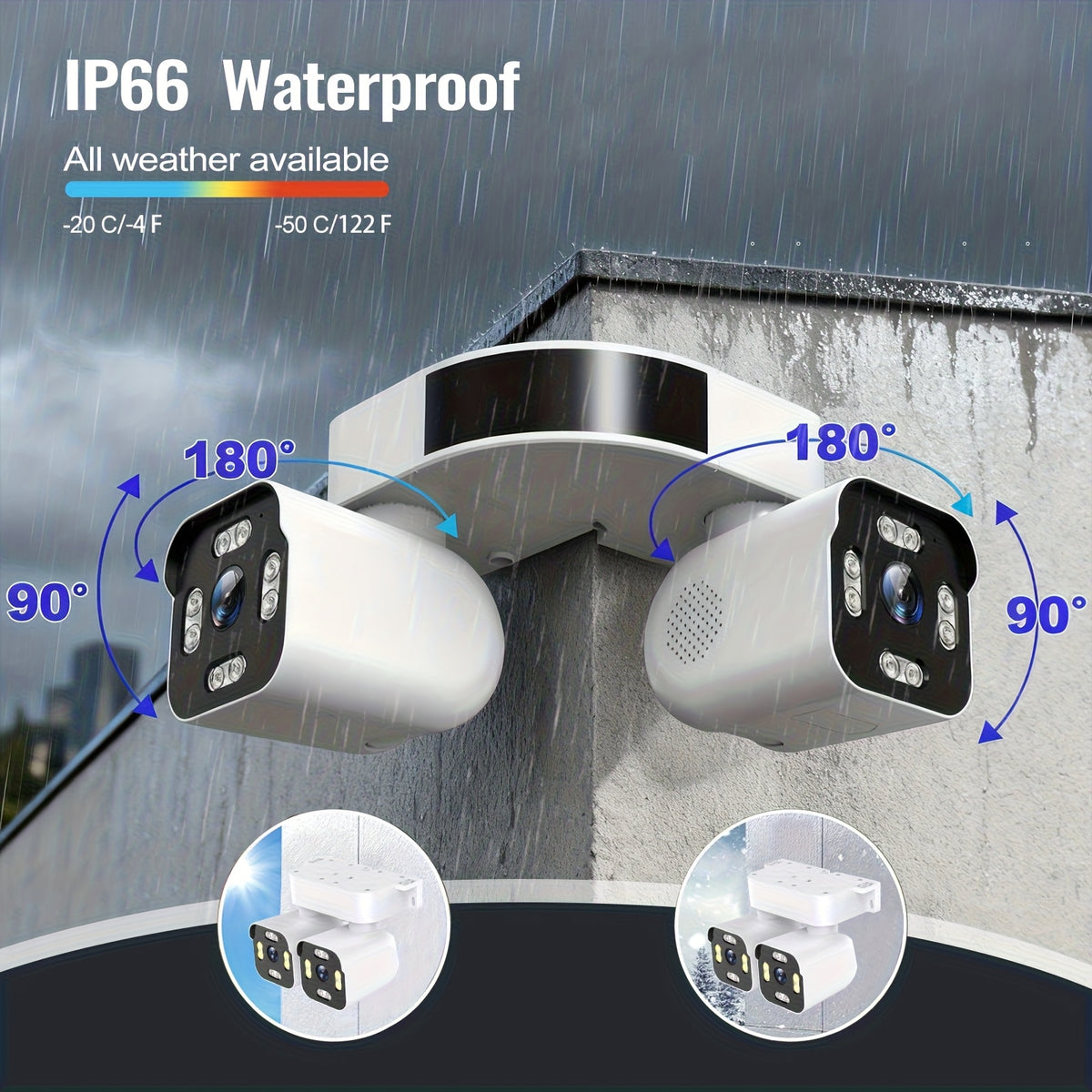 phansatim 8mp smart wireless wifi security camera indoor