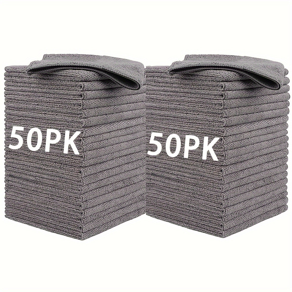 20 50 pack microfiber cleaning cloth bulk microfiber
