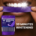 14pcs 7pairs 30 minute quick purple pap teeth strips