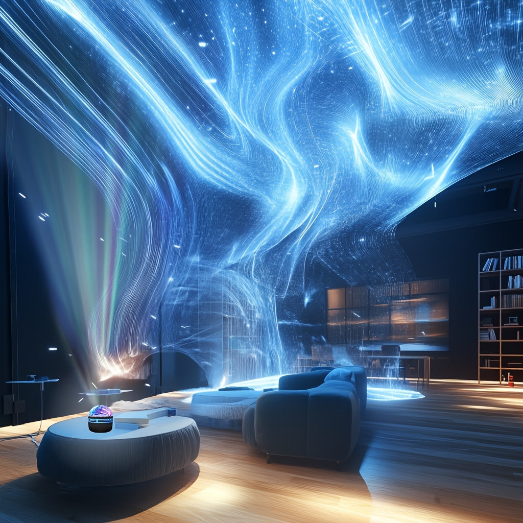aurora projector remote rgb led northern lights projector