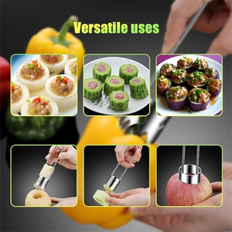 stainless steel cherry pitter multi use fruit corer olives