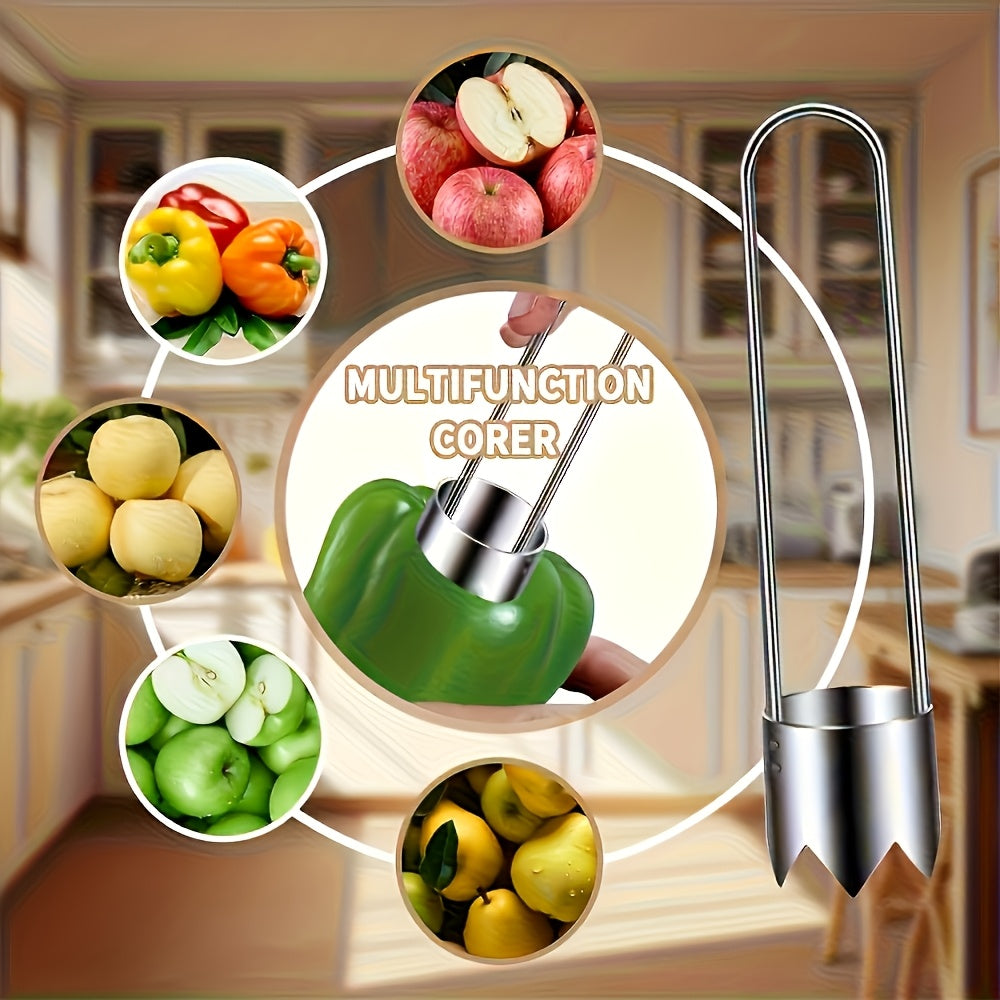 stainless steel cherry pitter multi use fruit corer olives
