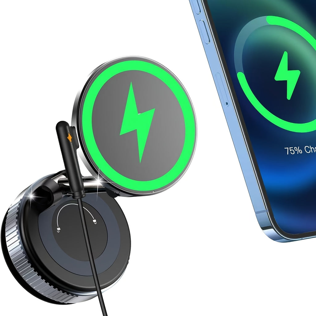 wireless car charger 15w magnetic fast charging car phone