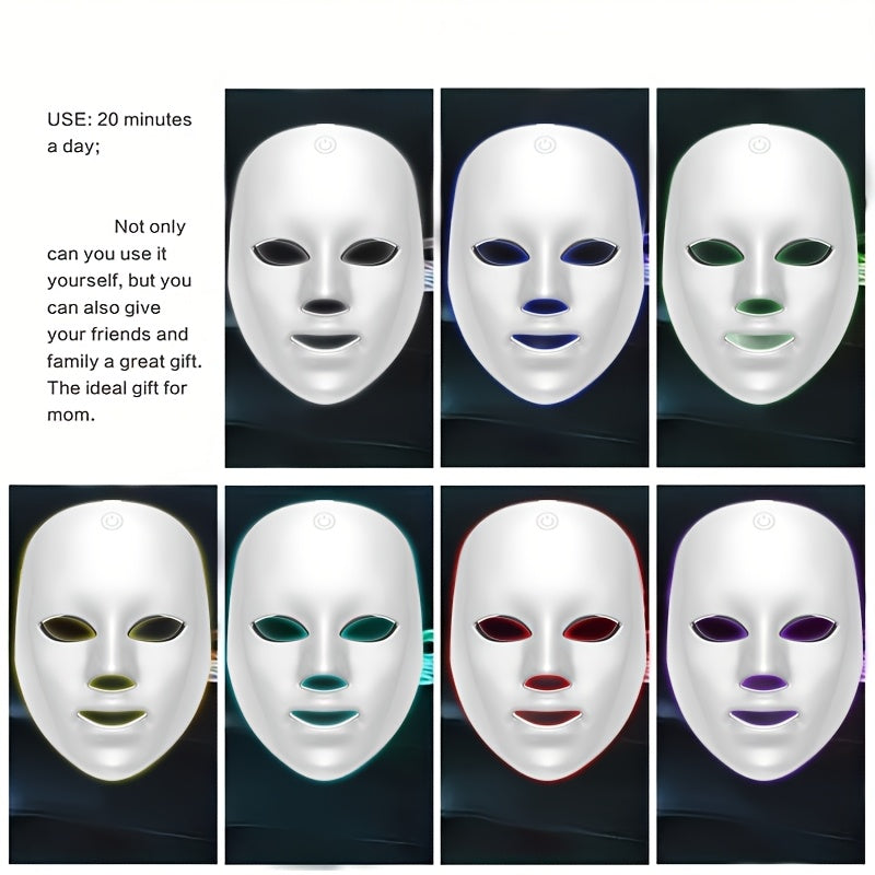 a 7 color facial mask machine portable facial care device
