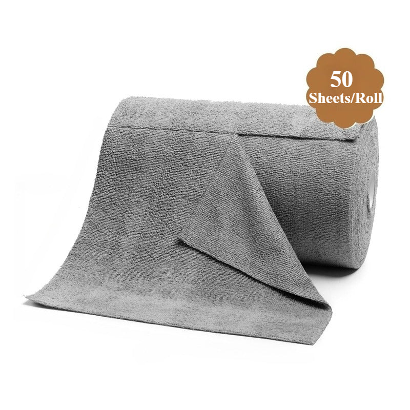 50 sheetes roll reusable cleaning wipe household kitchen