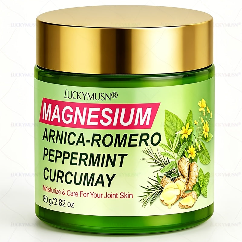 magnesium massage cream care joints skin muscles contains
