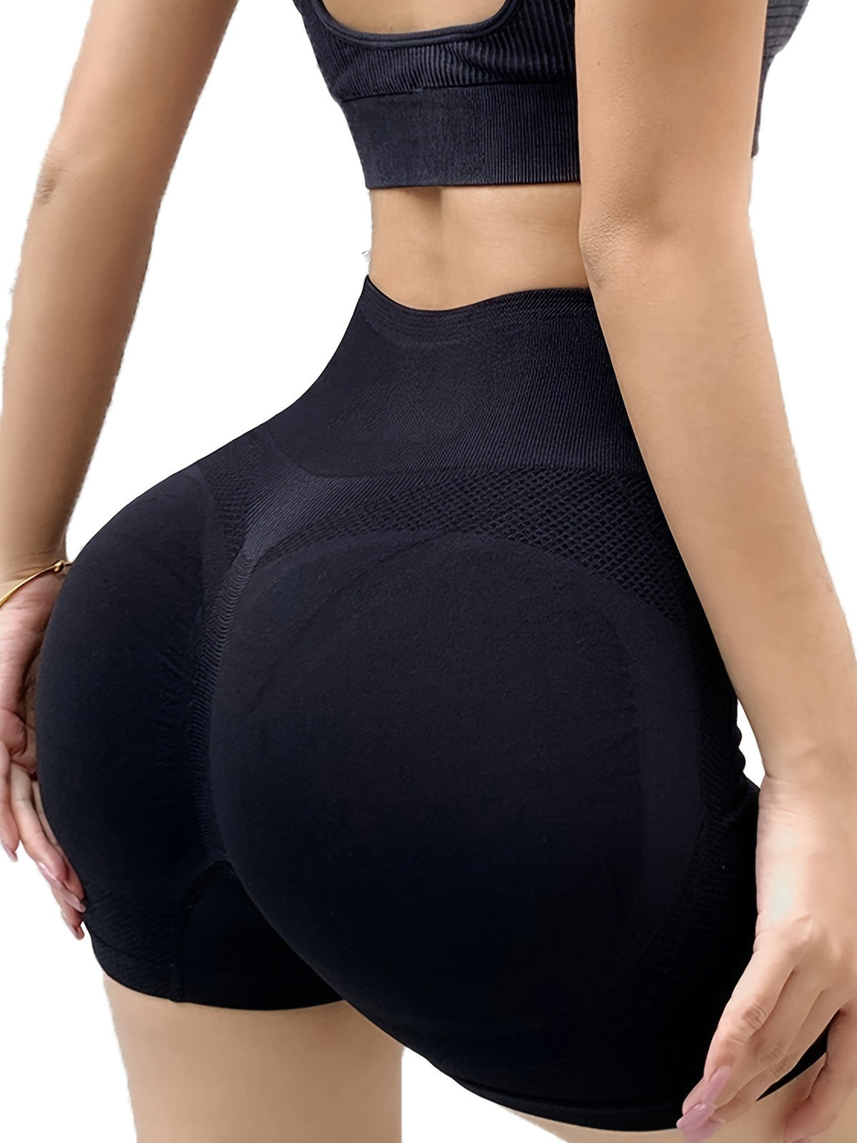 4  womens   lifting shaping shorts yoga pants 4pcs set