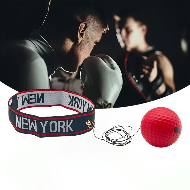 version head mounted boxing reaction speed ball
