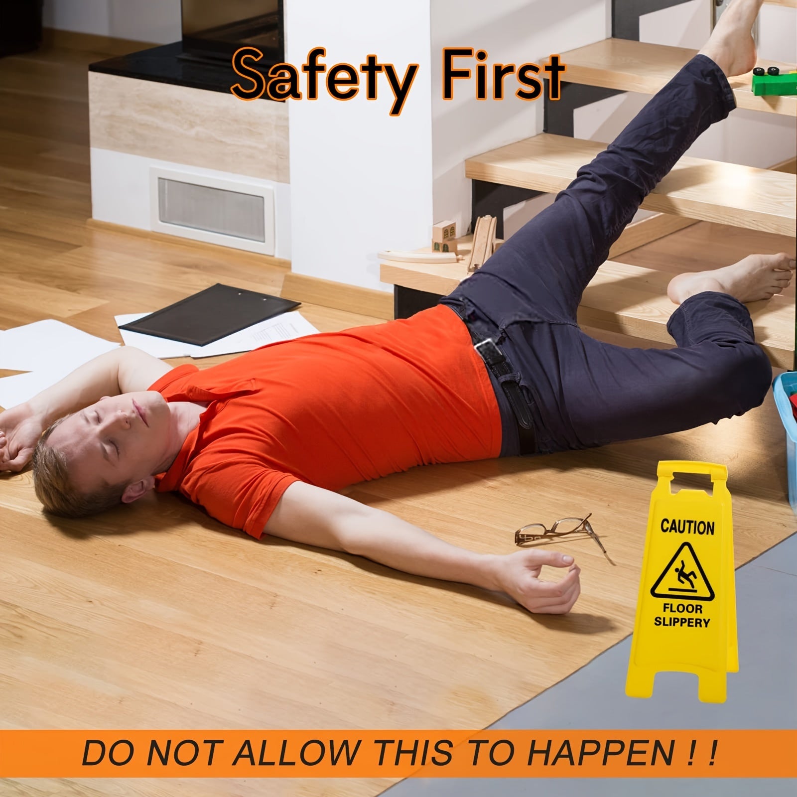 set 6 pre cut rubber anti slip stair tread tape
