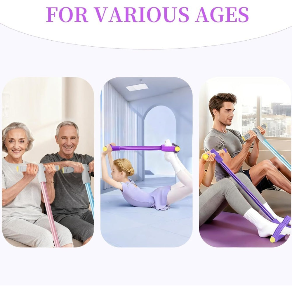 1pc pedal   band   4 tube elastic pull