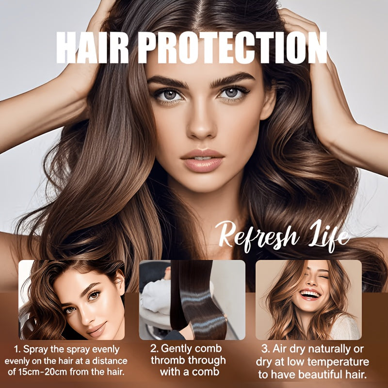 keratin hair care oil spray deep moisturizing heat