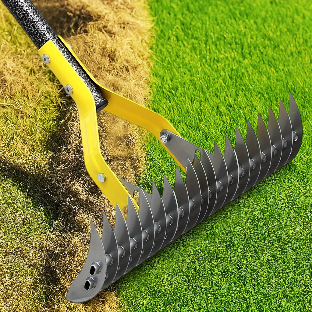 thatch rake lawn   15in thatching rake