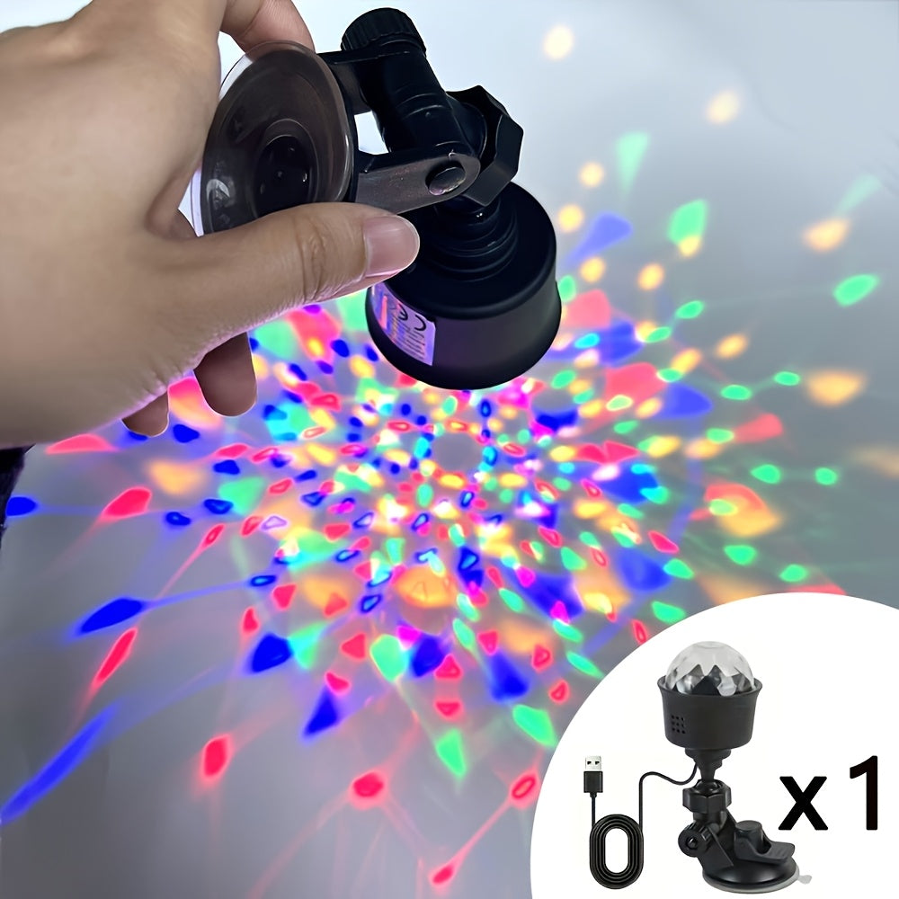 new disco light dj party light 7 lighting   usb powered