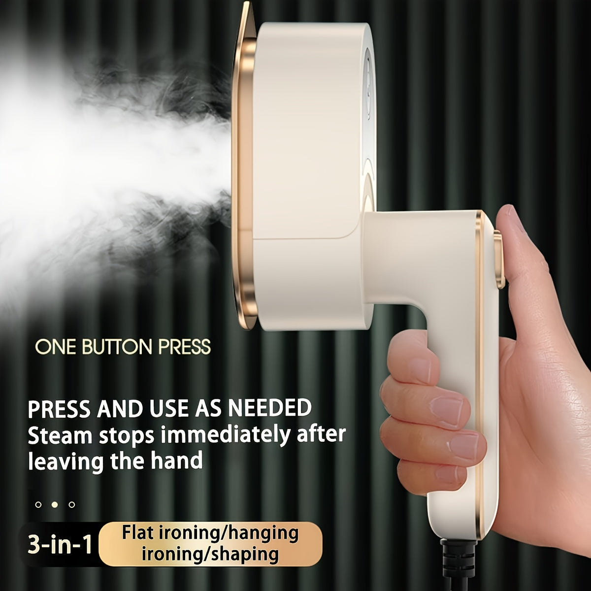 mini portable folding steam iron 180 rotating