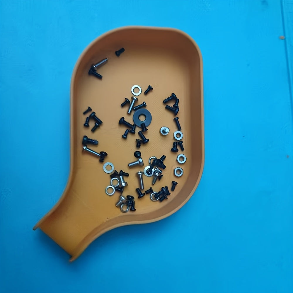 tool storage funnel tray 5mm raised edge prevents screws