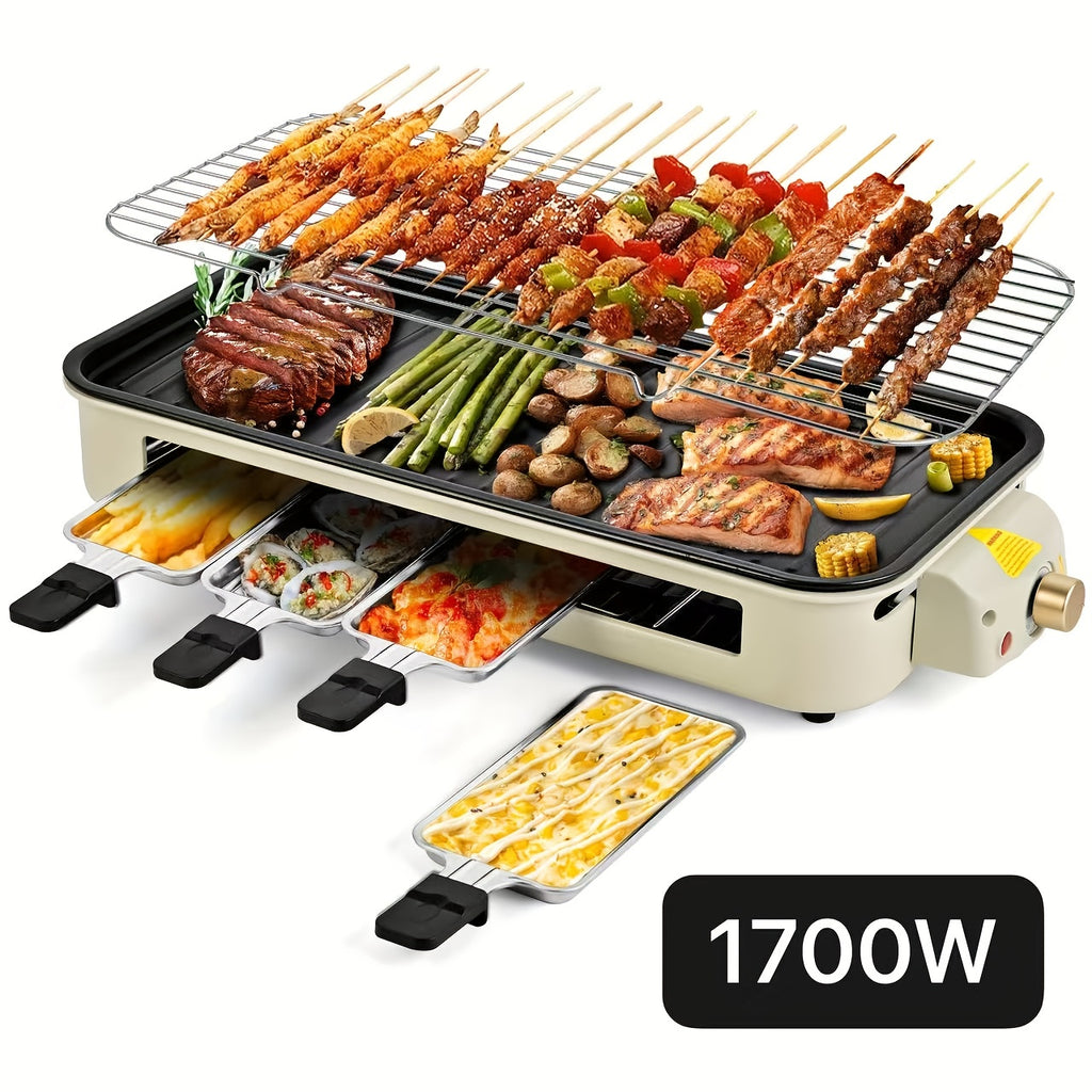 smokeless electric grill indoor grill removable non stick