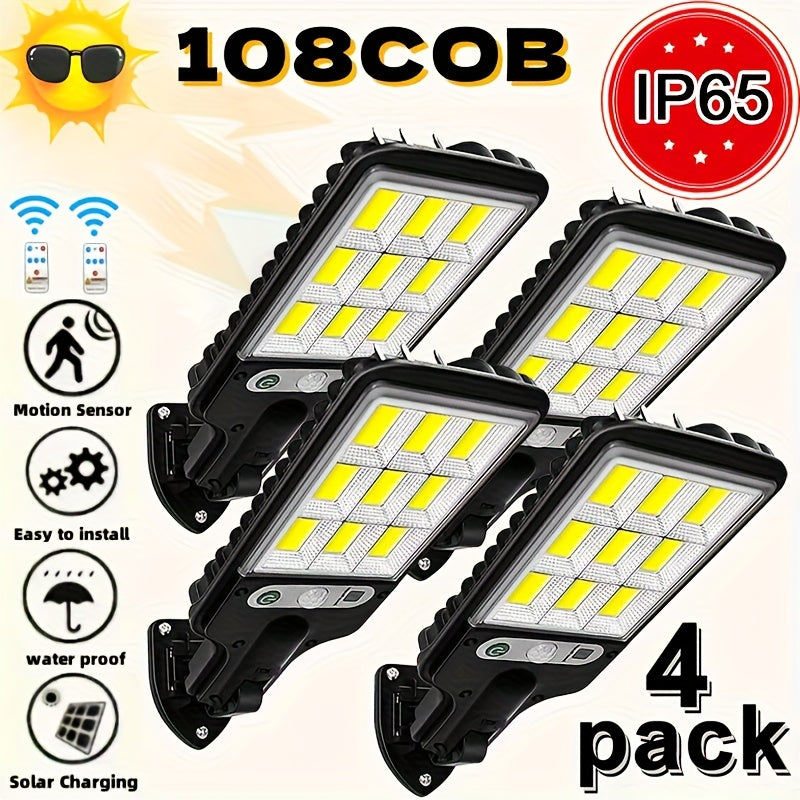 solar powered street light 8 6 4 2pcs   sensor