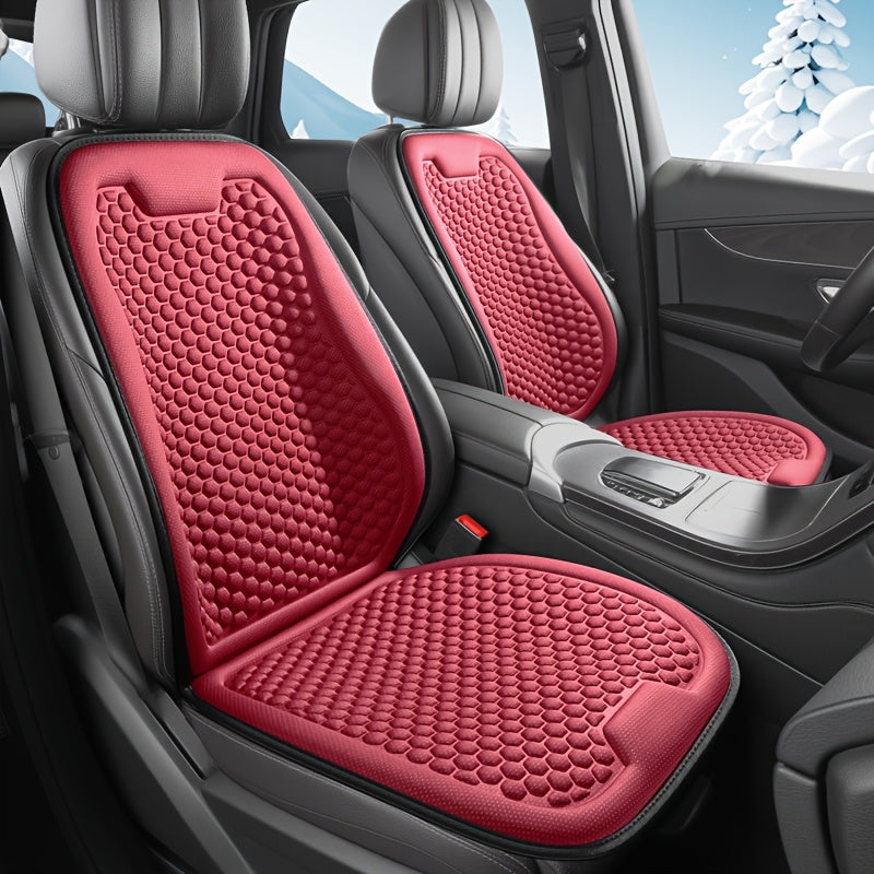 1pc universal season car seat cushion black cooling sedan