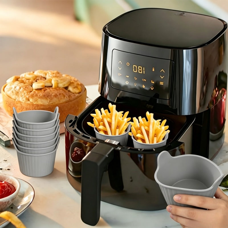 8pcs multi functional air fryer baking cups made silicone