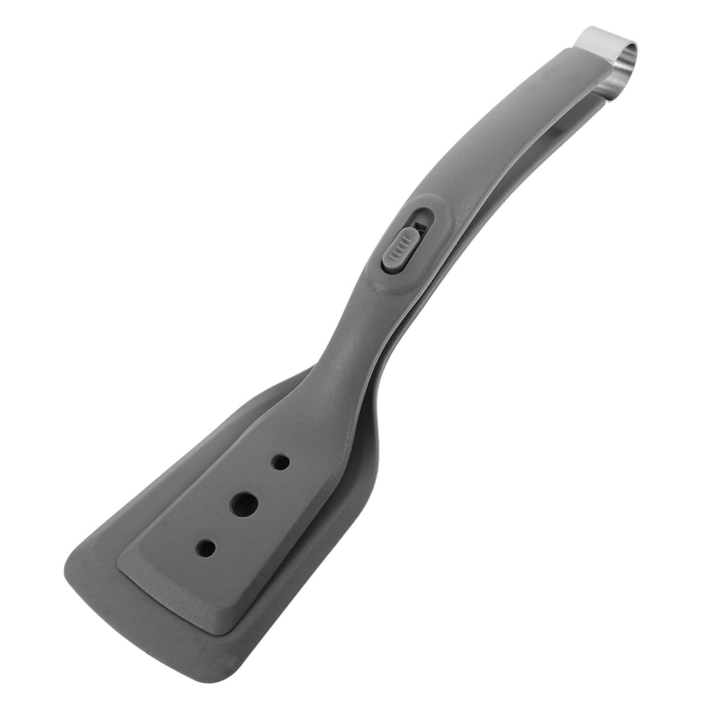 2 in 1 stainless steel silicone cooking tongs bbq