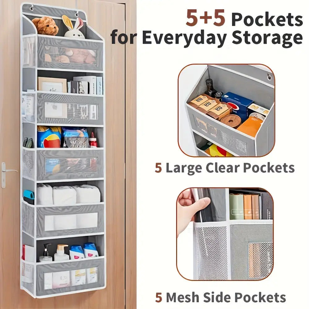 5 layer behind door storage rack 19 96kg load bearing