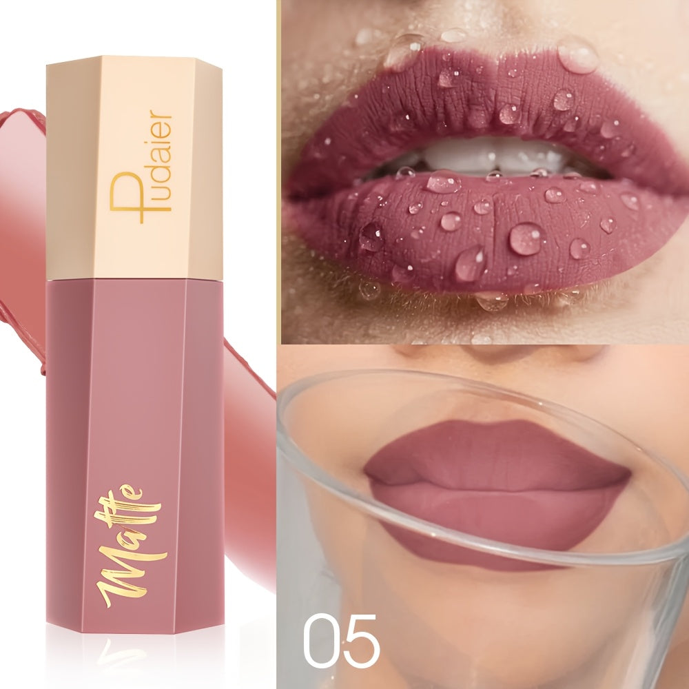 matte lip gloss waterproof long lasting non transfer smooth