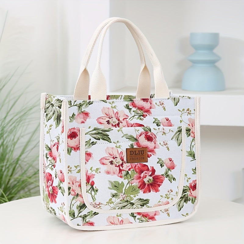 new tote bag made floral print fabric   durable