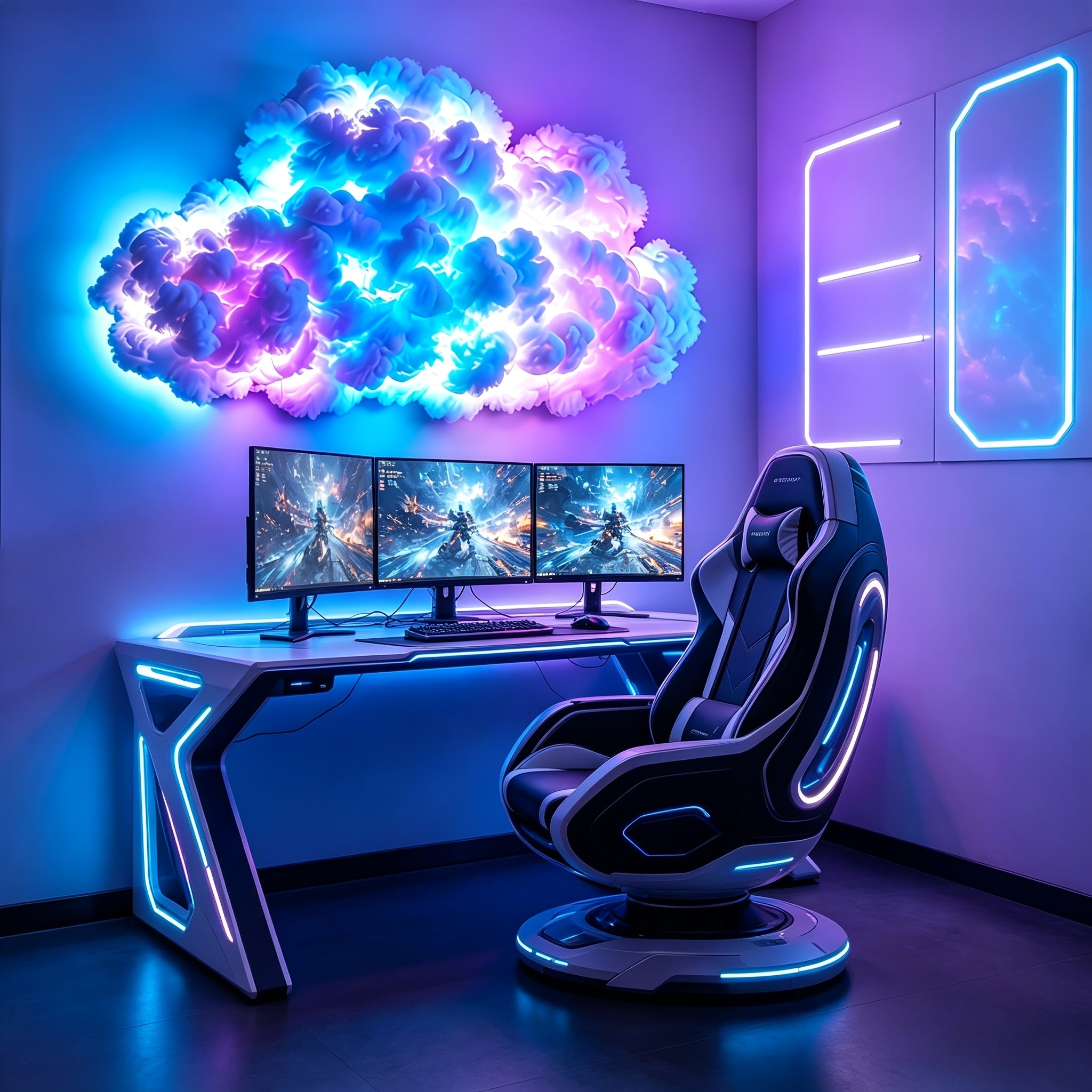 rgb fantasy thundercloud light smart light supports music