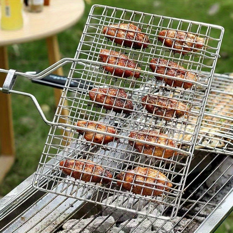 bbq grill basket large capacity perfect grilling fish