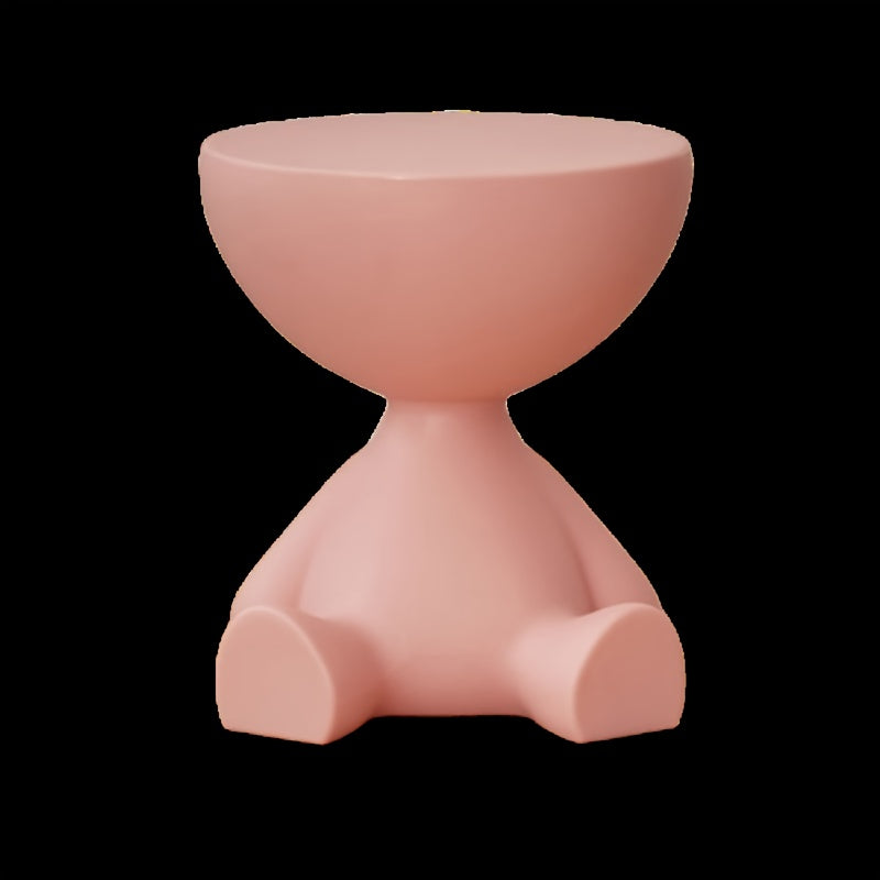 1pc modern creative bear shaped plastic bedside table
