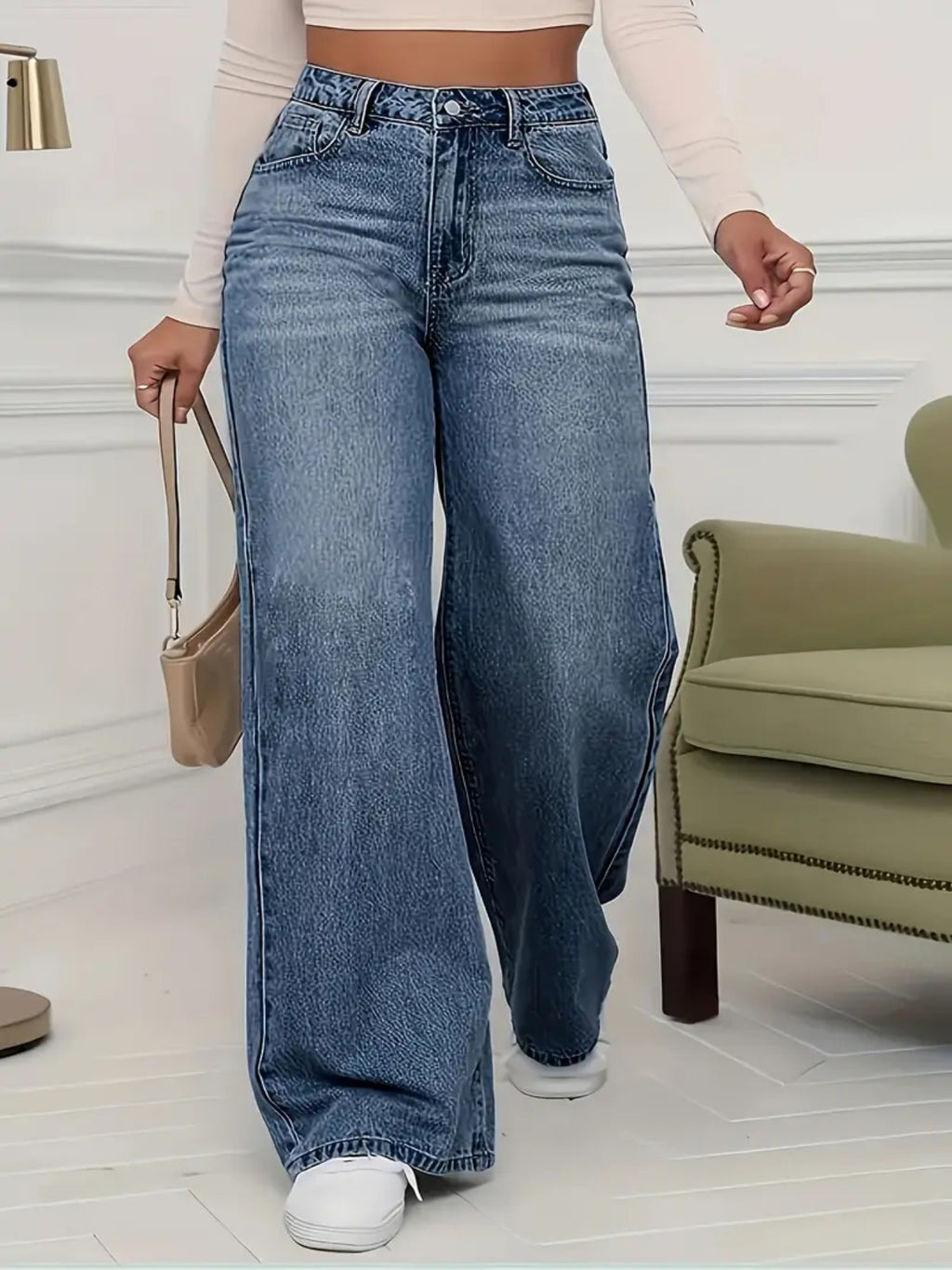 womens wide leg denim womens baggy wide leg denim pants