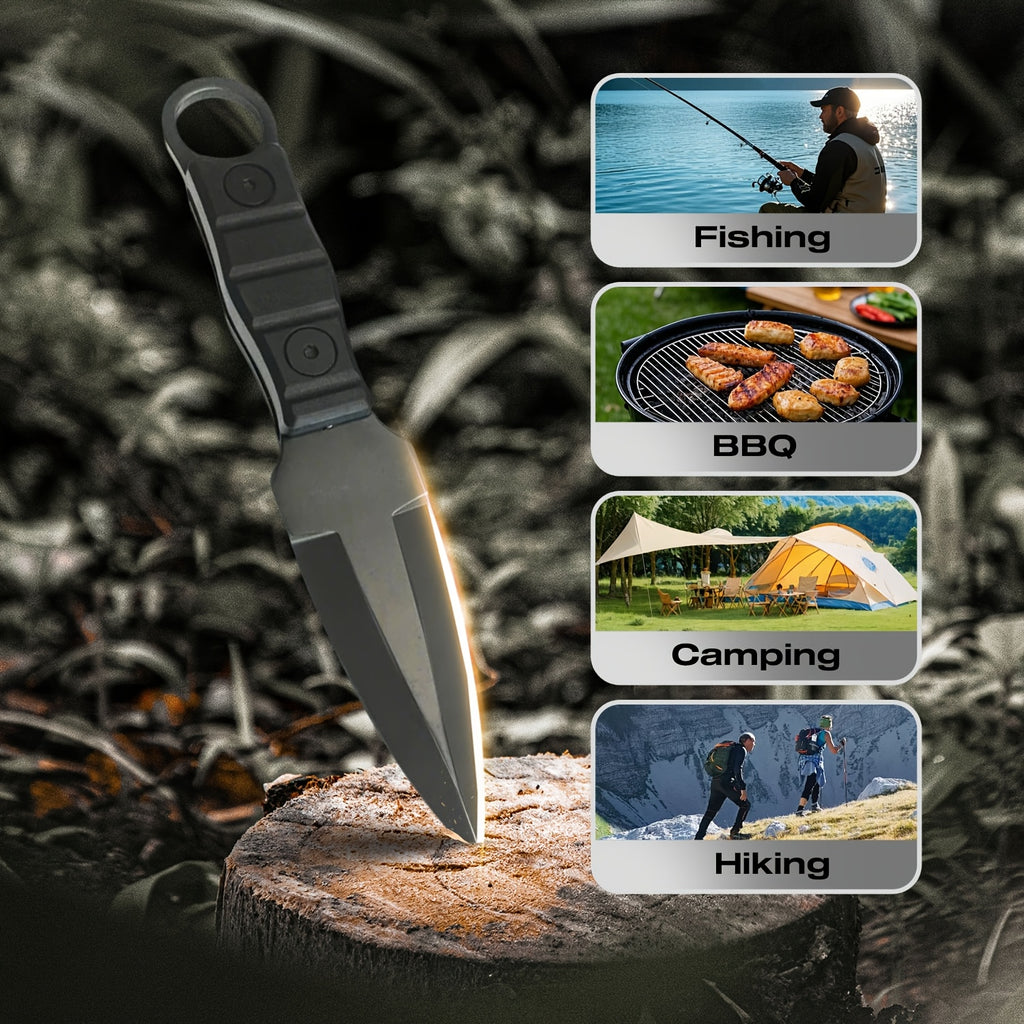 compact stainless steel edc knife sheath suitable