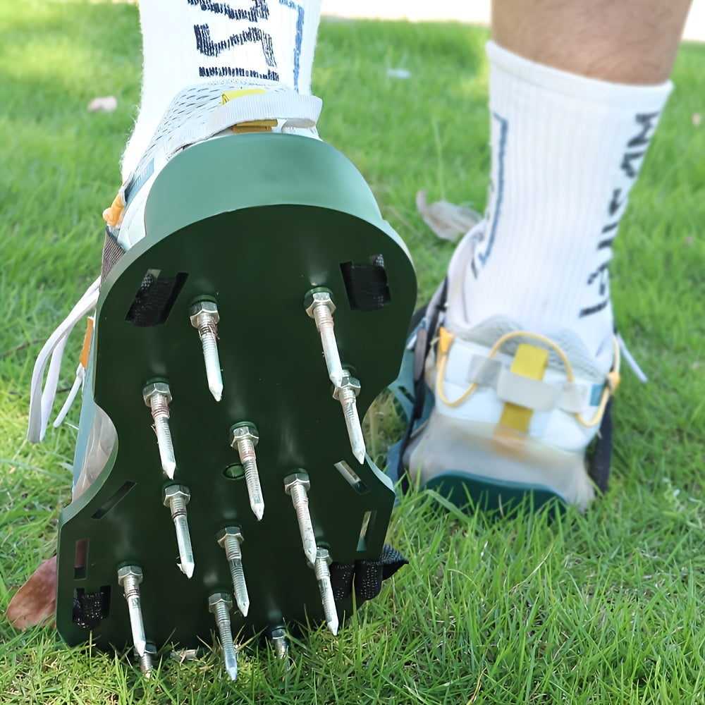 garden aeration shoes lawn spike shoes inflatable aeration