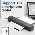 d810b a4 portable inkless thermal printer 20 sheets thermal