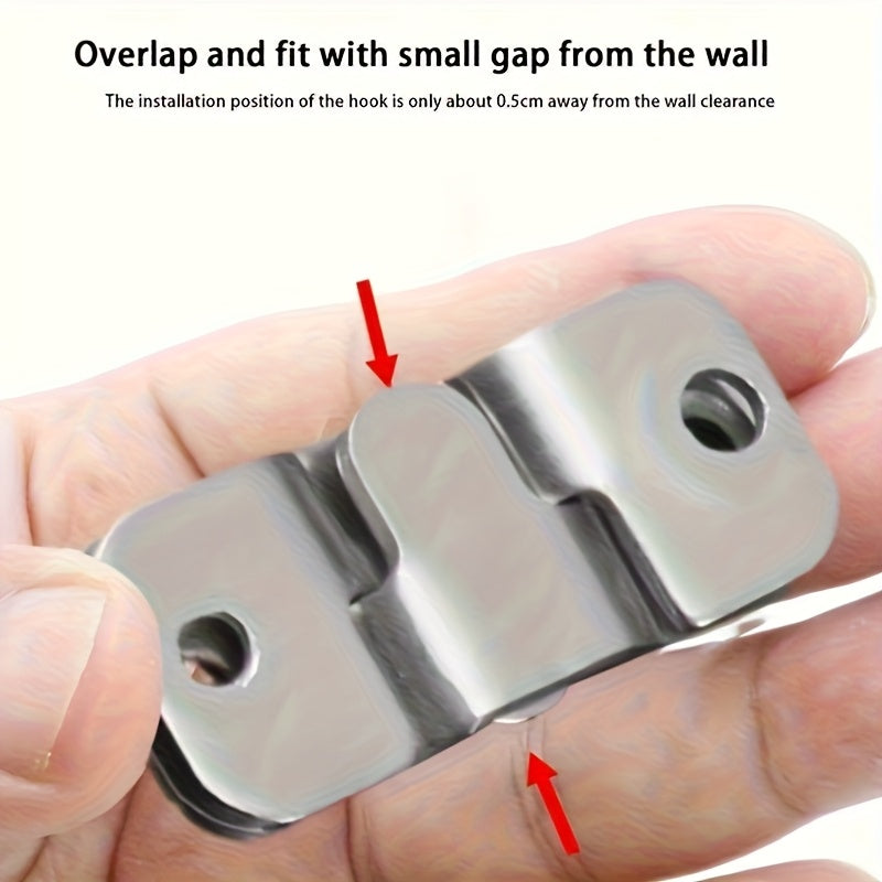 40pcs stainless steel heavy duty mounting brackets embedded