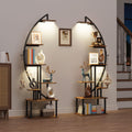 2pcs bookshelf lights 7 tiered 65 multi functional metal