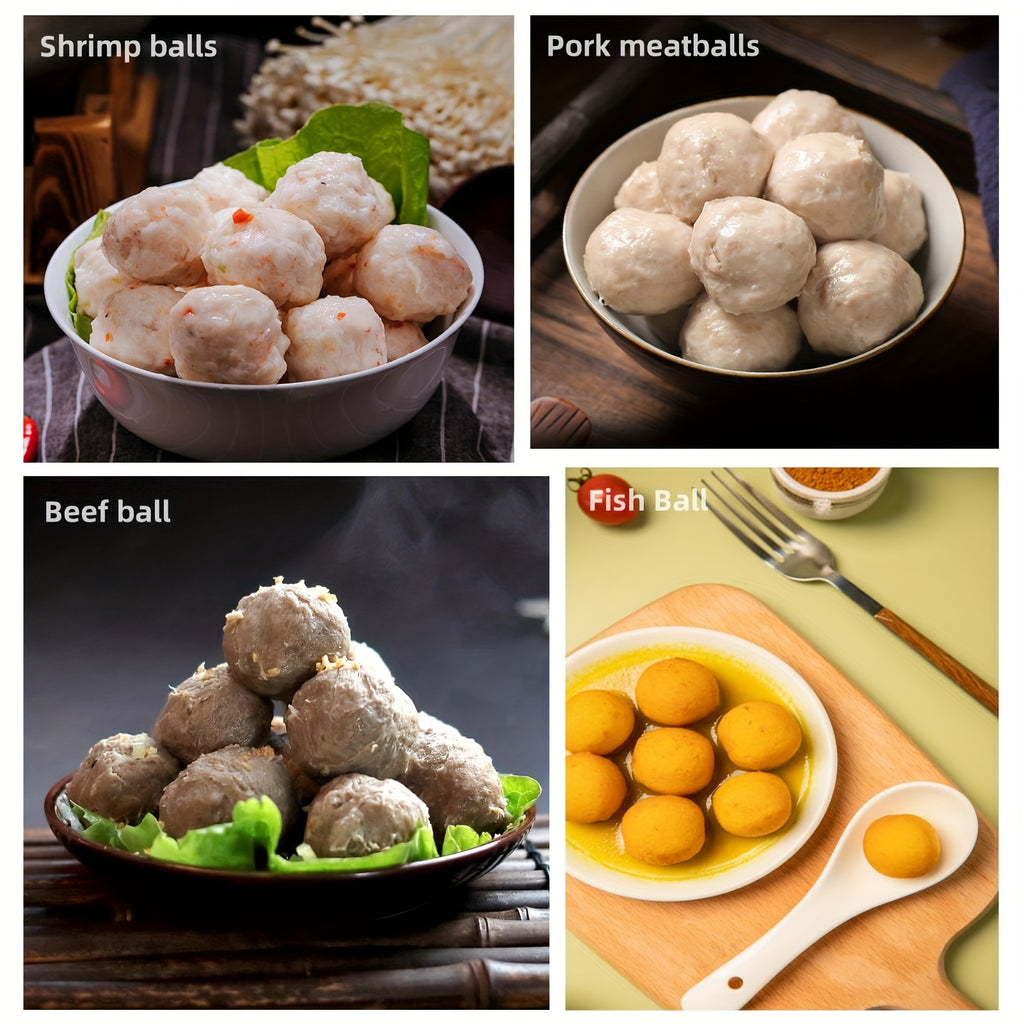 stainless steel triple meatball maker meatball maker tool