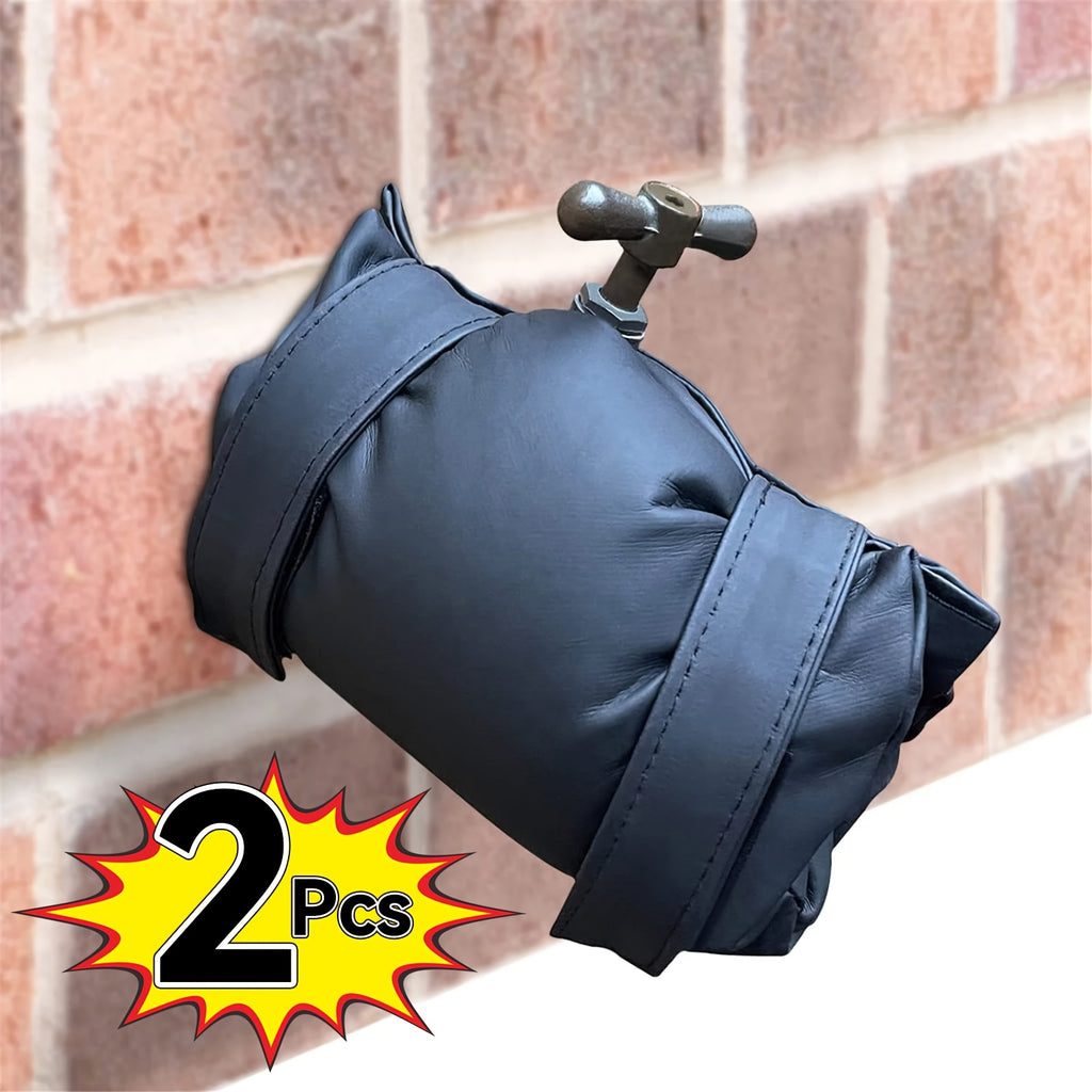 2pcs outdoor faucet protective covers anti freezing winter