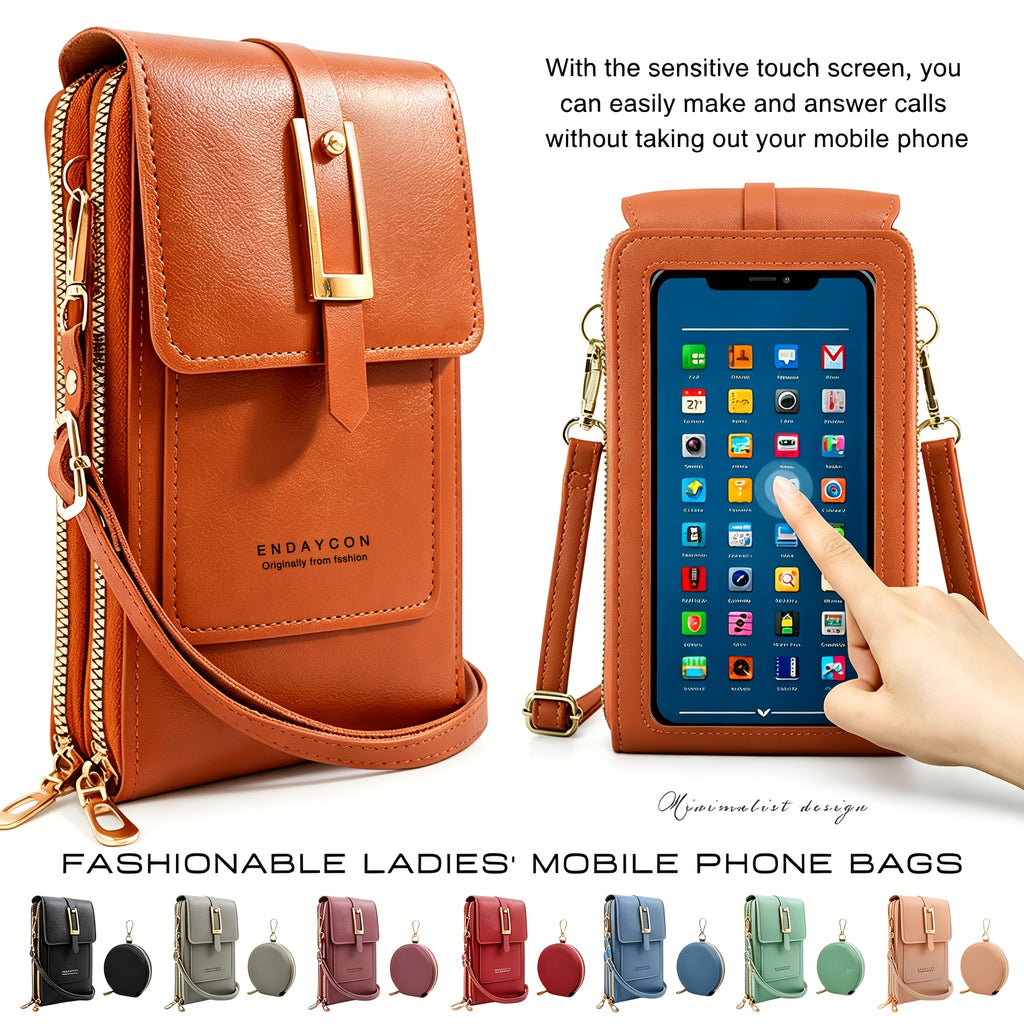 2pcs set crossbody phone bag multi functional vertical