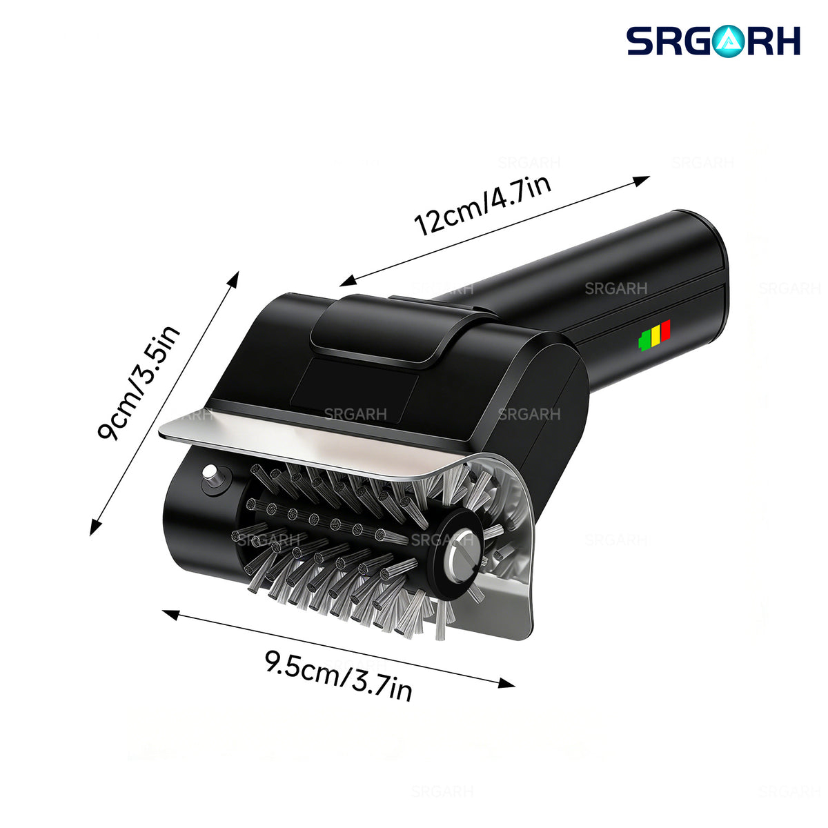 cordless electric grill brush 800 rpm rotating grill cleaner