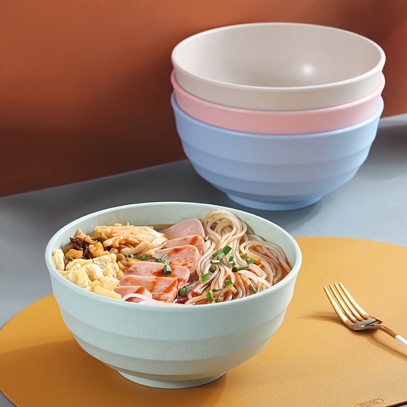 4pcs non breakable cereal bowl set 24oz pp plastic bowls