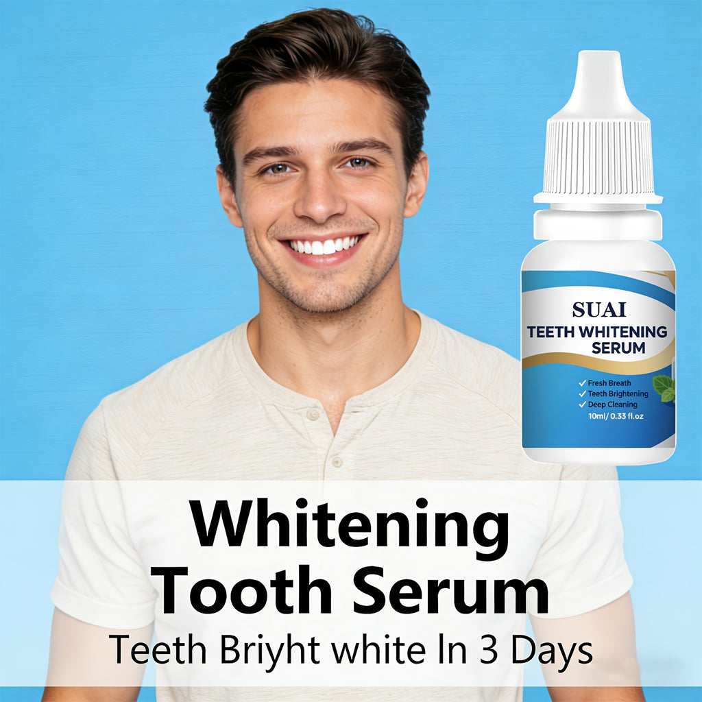 teeth brightening serum mint flavor gentle formula brightens